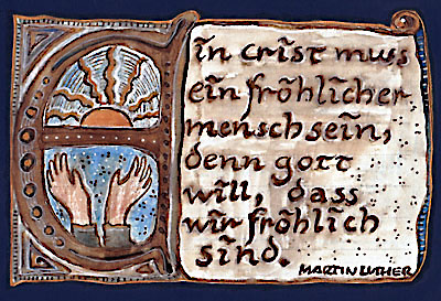 Ein Christ muss ein frhlicher Mensch sein, denn Gott will, dass wir frhlich sind